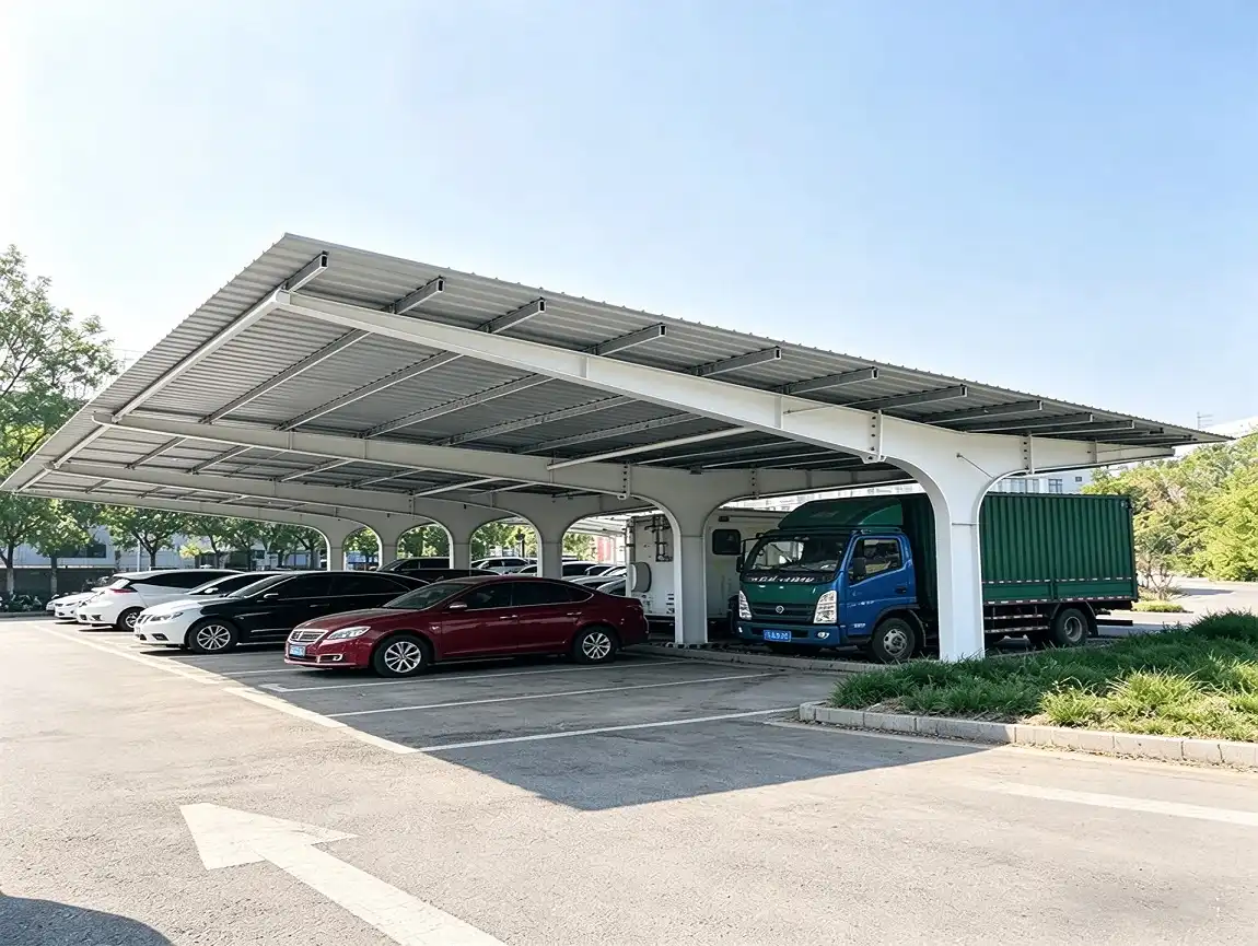 steel shade structure