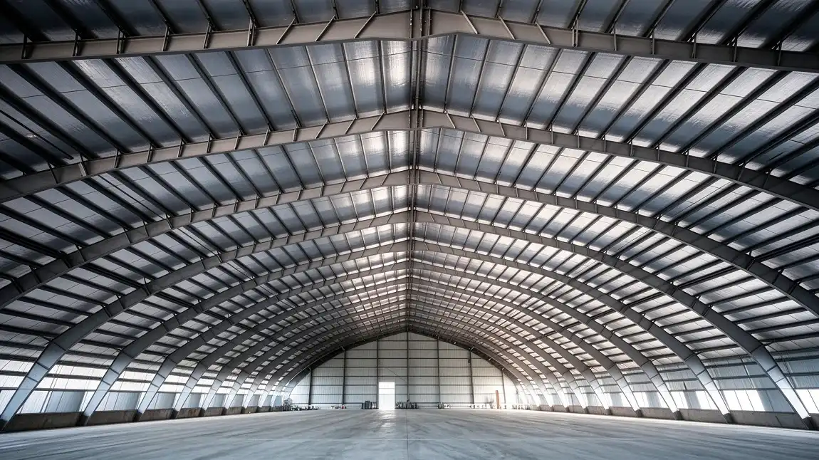 Arched steel structure Arched steel structure