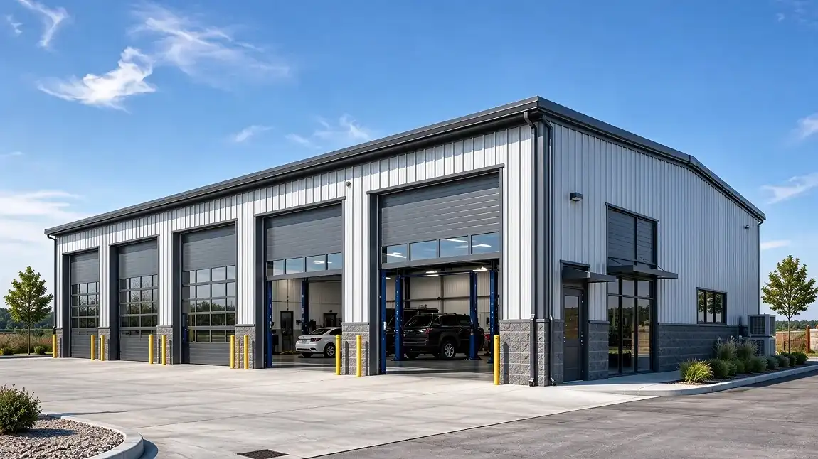 Heavy Steel Structure Garage 