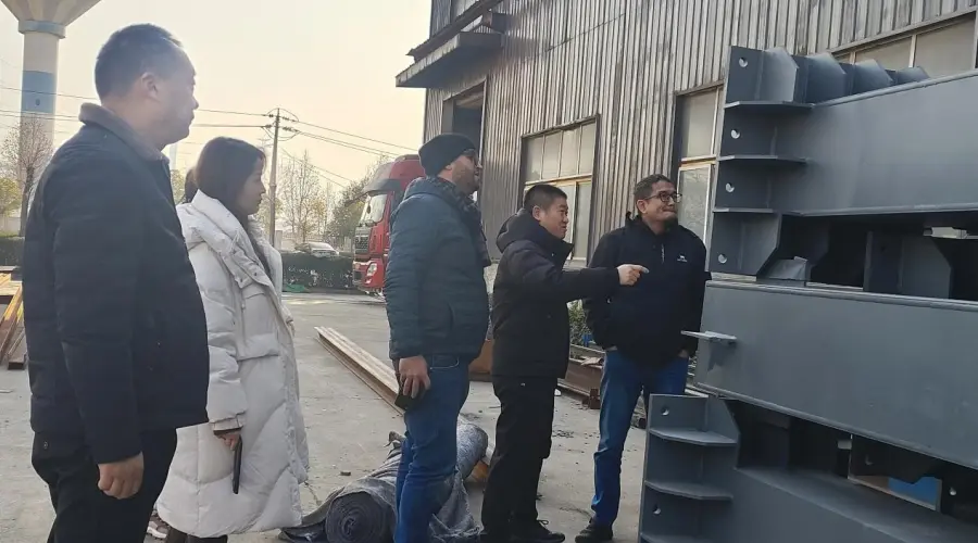 Deepening Our Overseas Presence: Algerian Client Visits Our Facility; Steel Structure Project Successfully Contracted and Shipped Deepening Our Overseas Presence: Algerian Client Visits Our Facility; Steel Structure Project Successfully Contracted and Shipped