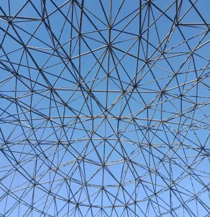 Technical support for steel structure grid