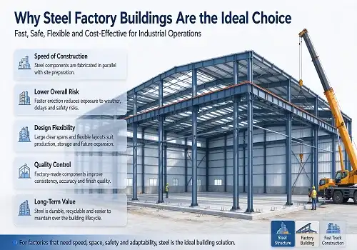 What Makes Steel Structure Workshops Ideal for Factories?
