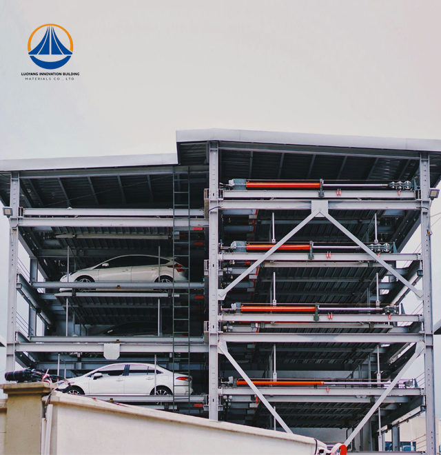 Steel Structure Frame Parking Canopy